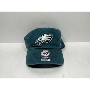 '47 Philadelphia Eagles Clean Up Hunter Green Adjustable Strap Hat Dad Cap